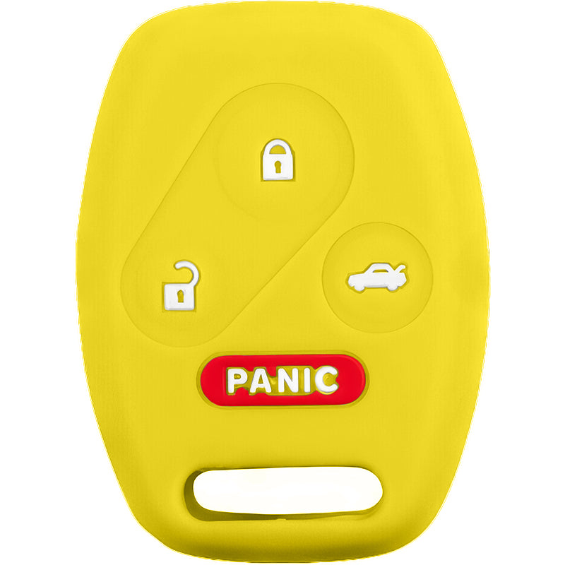 Silicone Key Fob Cover For Honda 4 Buttons Remote Head Key