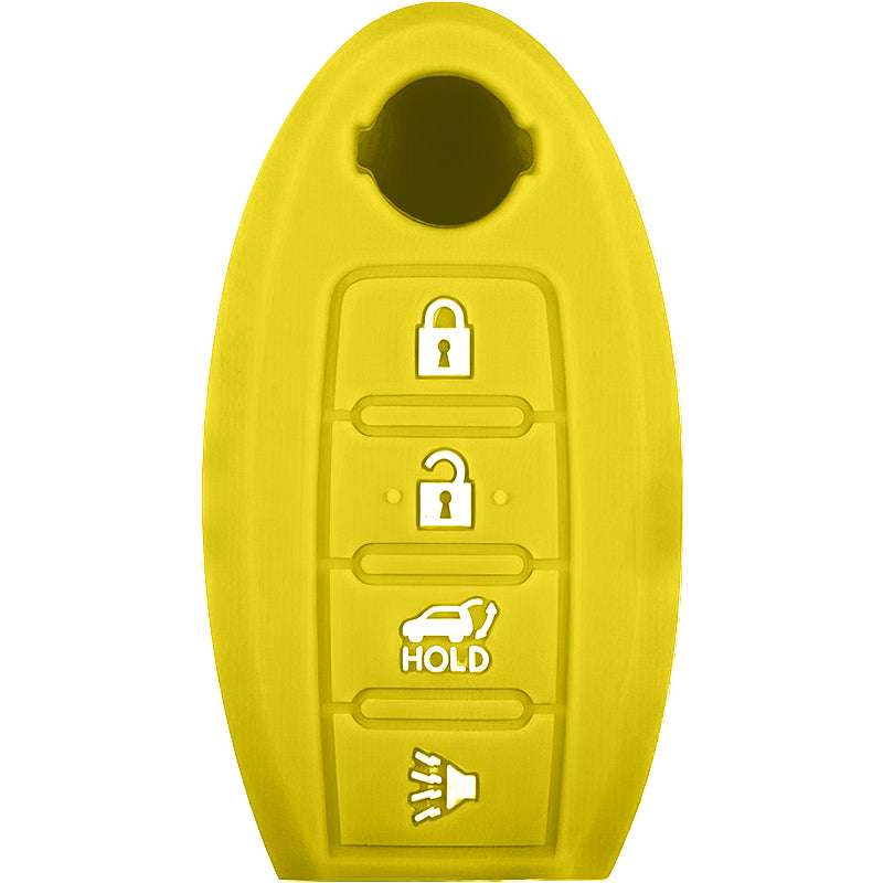 Silicone Key Fob Cover For Nissan 4 Buttons Smart Key Remote