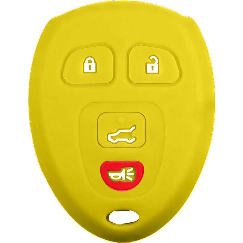 Silicone Key Fob Cover For GM 4 Buttons Remote