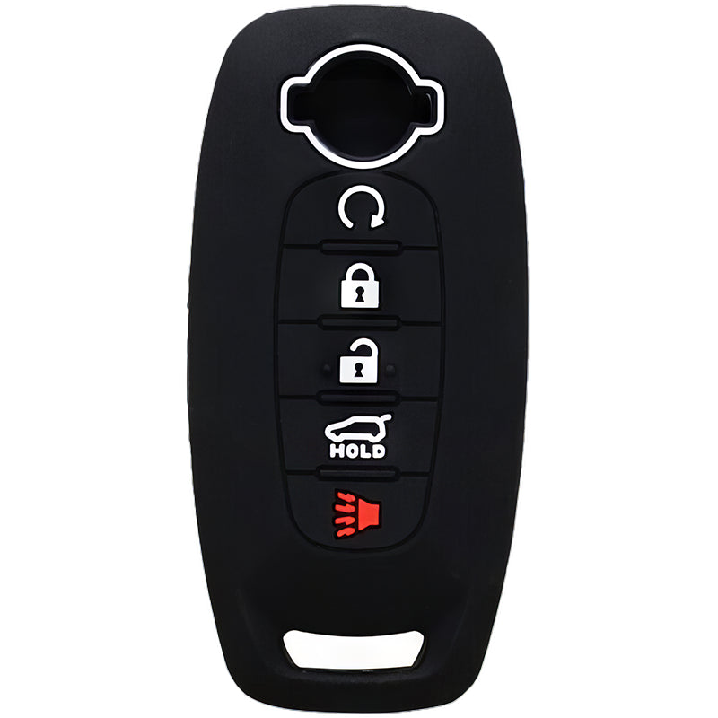 Silicone Key Fob Cover For Nissan 5 Buttons Smart Key Remote
