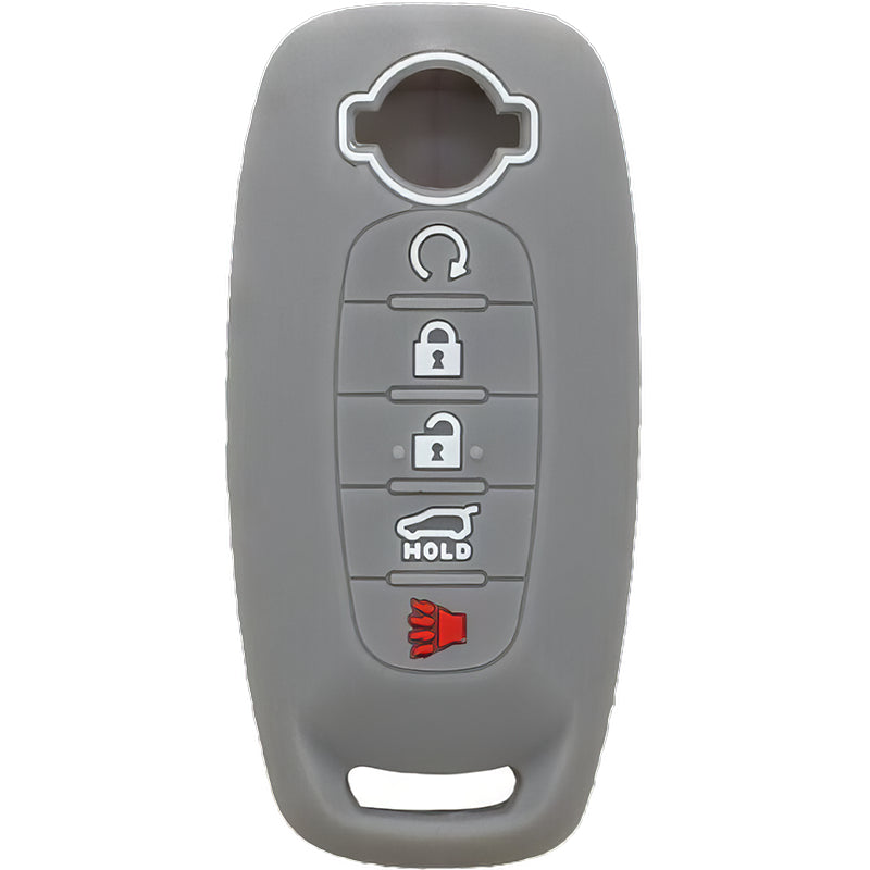 Silicone Key Fob Cover For Nissan 5 Buttons Smart Key Remote