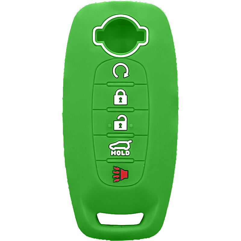 Silicone Key Fob Cover For Nissan 5 Buttons Smart Key Remote