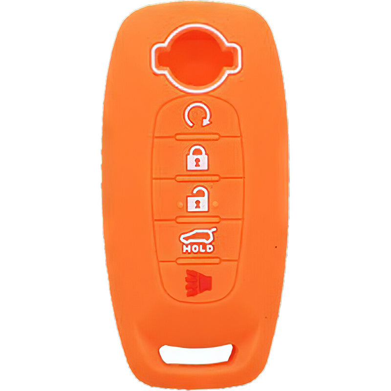 Silicone Key Fob Cover For Nissan 5 Buttons Smart Key Remote