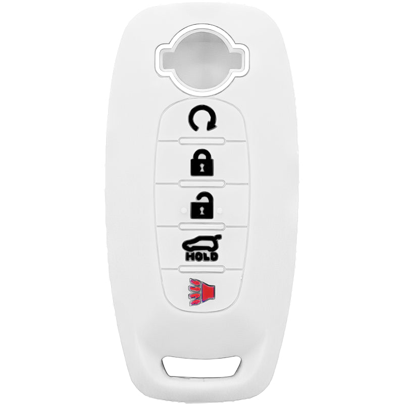 Silicone Key Fob Cover For Nissan 5 Buttons Smart Key Remote