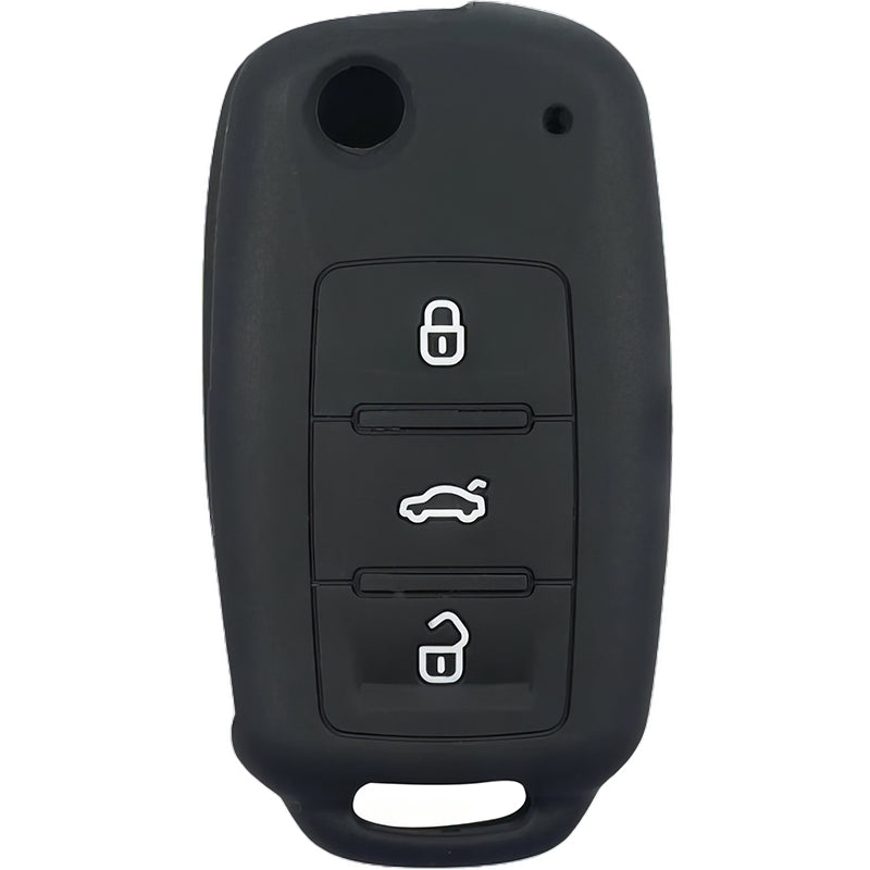 Silicone Key Fob Cover For VW 4 Buttons Flipkey Remote