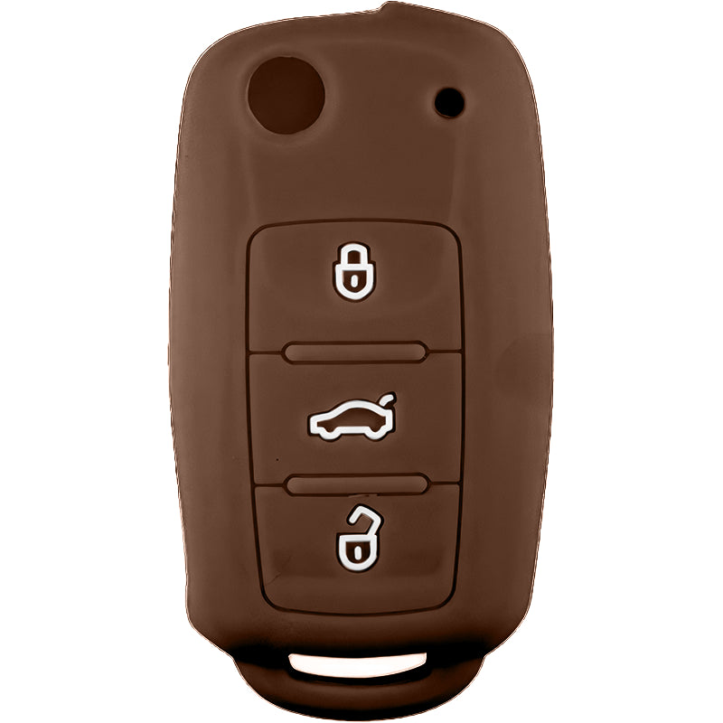 Silicone Key Fob Cover For VW 4 Buttons Flipkey Remote