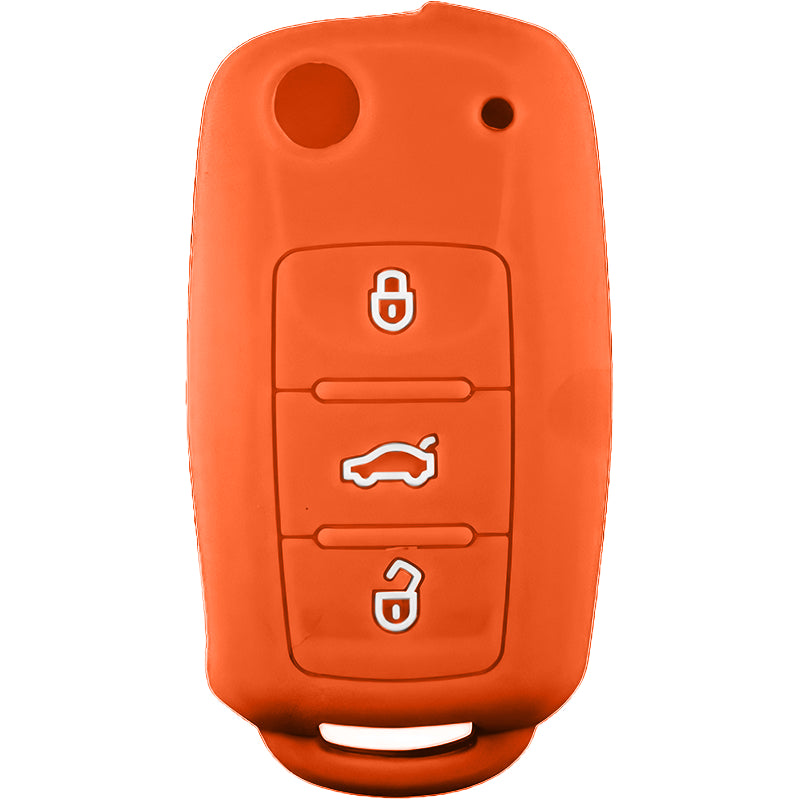 Silicone Key Fob Cover For VW 4 Buttons Flipkey Remote