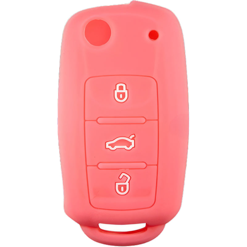 Silicone Key Fob Cover For VW 4 Buttons Flipkey Remote