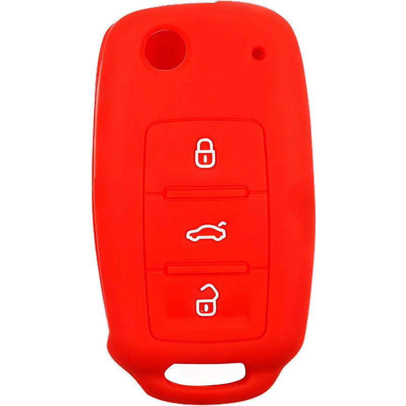 Silicone Key Fob Cover For VW 4 Buttons Flipkey Remote