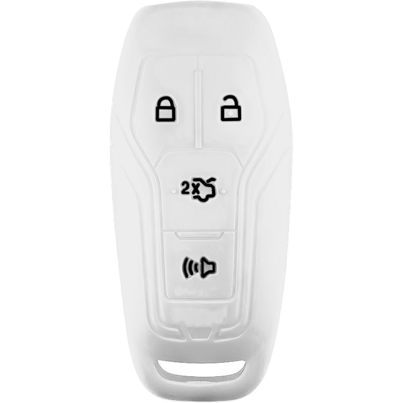 Silicone Key Fob Cover For Ford 4 Buttons Slim Smart Key Remote