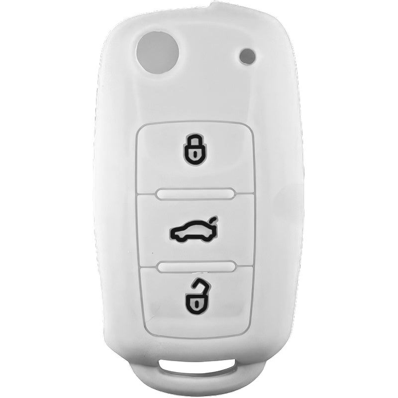 Silicone Key Fob Cover For VW 4 Buttons Flipkey Remote