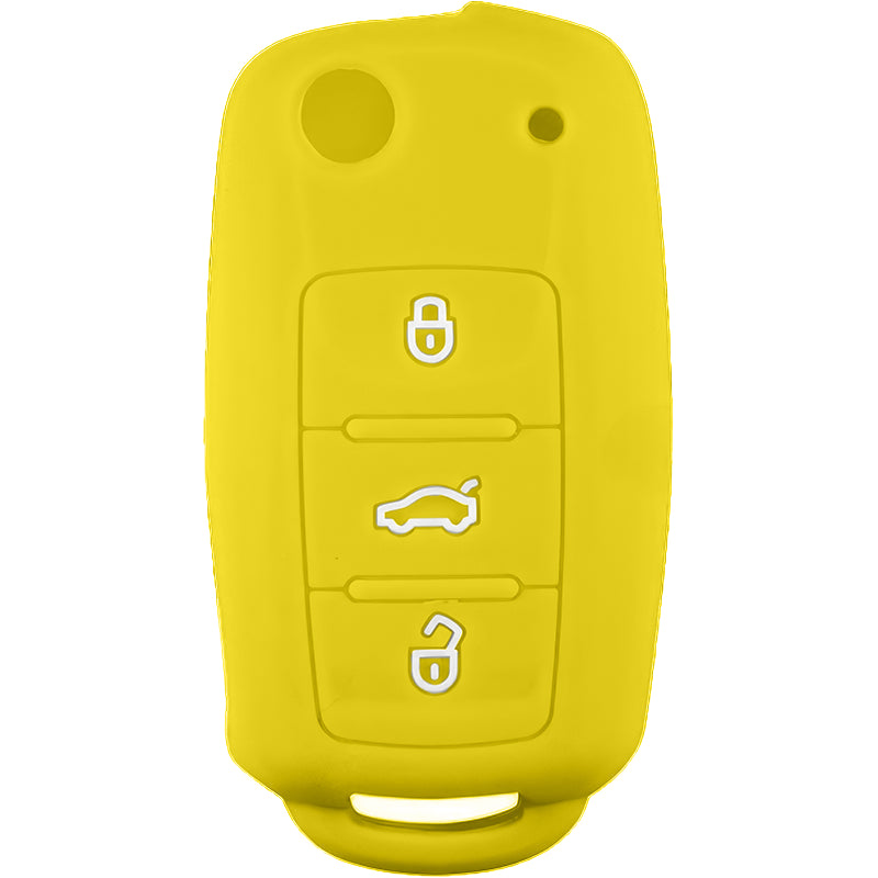 Silicone Key Fob Cover For VW 4 Buttons Flipkey Remote