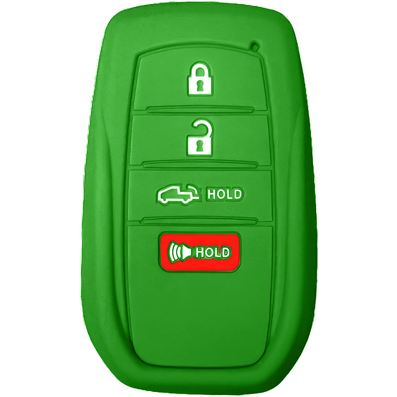 Silicone Protective Key Fob Cover For Toyota 4 Buttons Smart Key Remote
