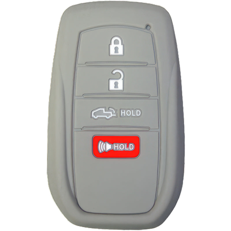 Silicone Protective Key Fob Cover For Toyota 4 Buttons Smart Key Remote
