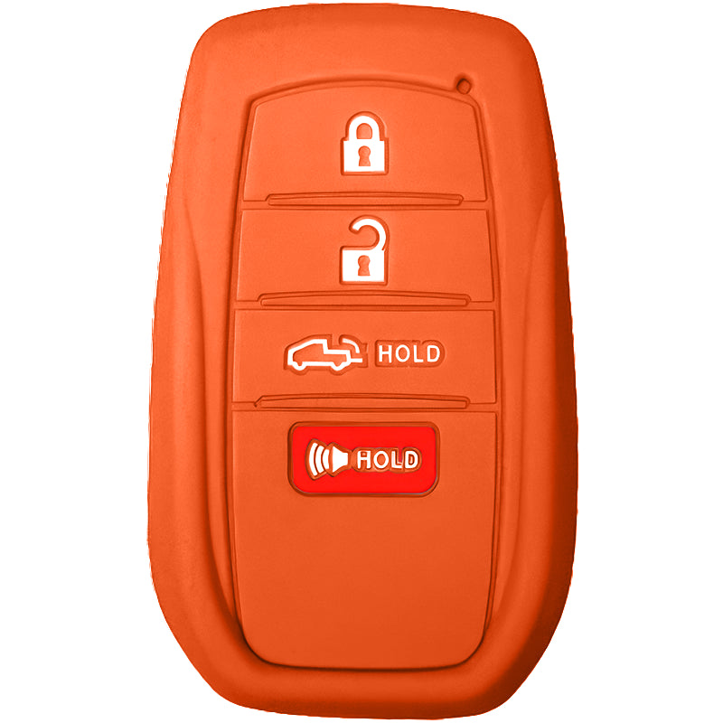Silicone Protective Key Fob Cover For Toyota 4 Buttons Smart Key Remote