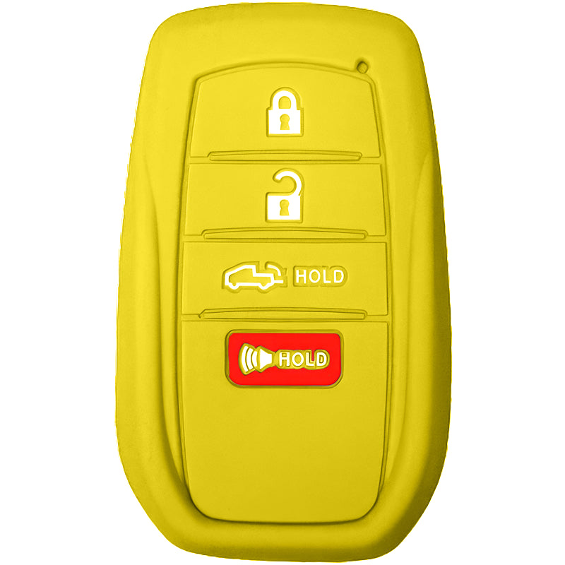 Silicone Protective Key Fob Cover For Toyota 4 Buttons Smart Key Remote