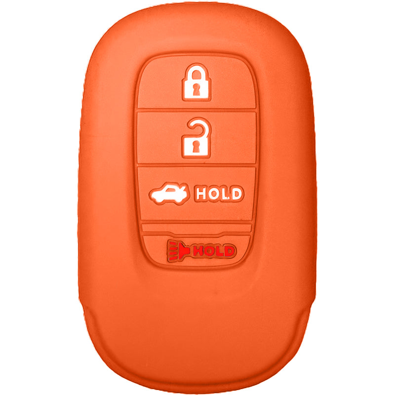 Silicone Key Fob Cover For Honda 4 Buttons Smart Key Remote