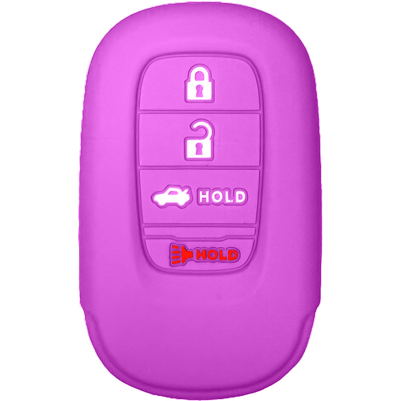 Silicone Key Fob Cover For Honda 4 Buttons Smart Key Remote
