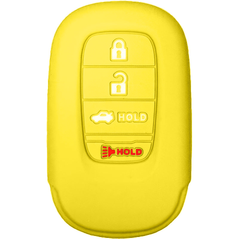 Silicone Key Fob Cover For Honda 4 Buttons Smart Key Remote