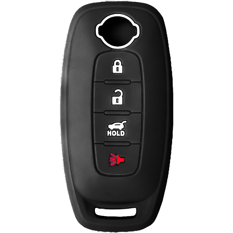 Silicone Key Fob Cover For Nissan 4 Buttons Smart Key Remote