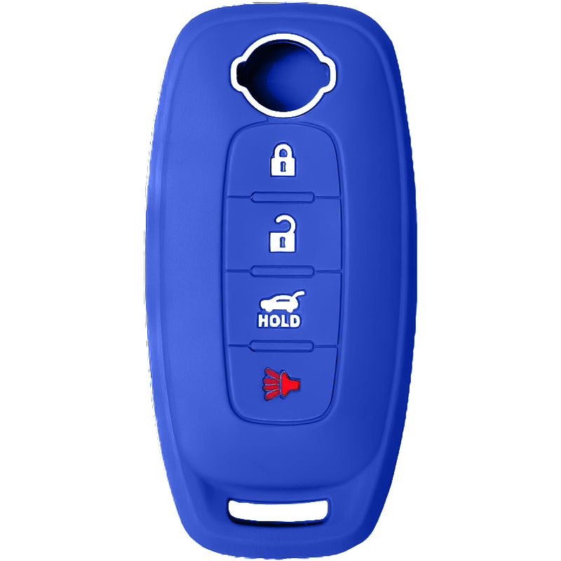 Silicone Key Fob Cover For Nissan 4 Buttons Smart Key Remote
