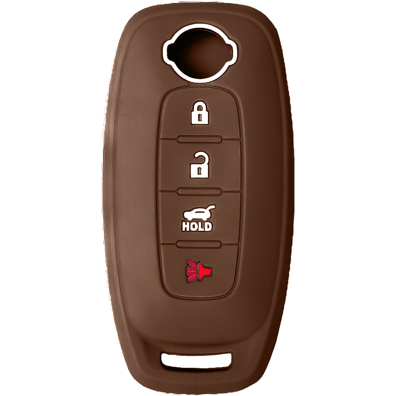 Silicone Key Fob Cover For Nissan 4 Buttons Smart Key Remote