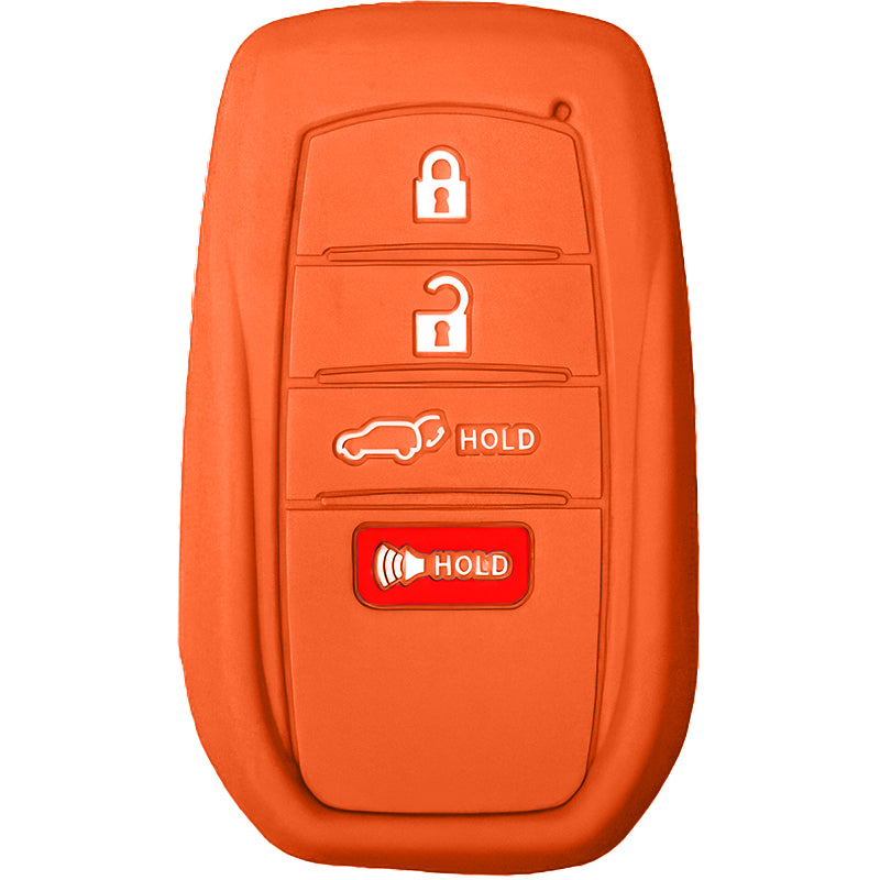 Silicone Protective Key Fob Cover For Toyota 4 Buttons Smart Key Remote