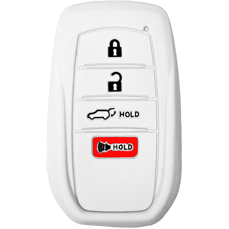 Silicone Protective Key Fob Cover For Toyota 4 Buttons Smart Key Remote