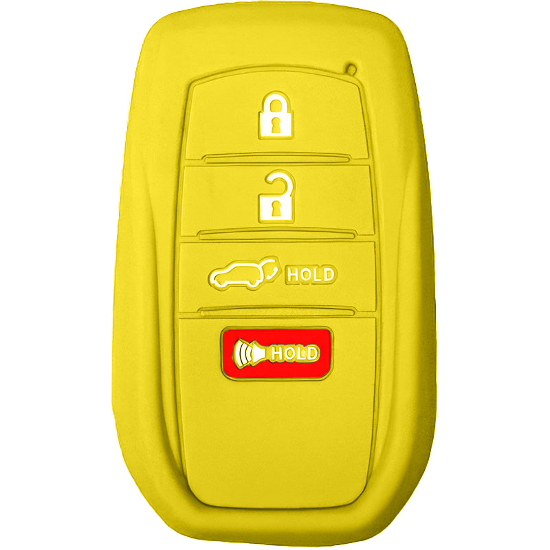 Silicone Protective Key Fob Cover For Toyota 4 Buttons Smart Key Remote