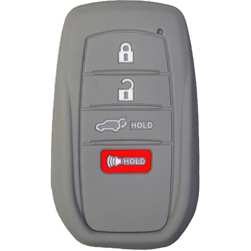 Silicone Protective Key Fob Cover For Toyota 4 Buttons Smart Key Remote
