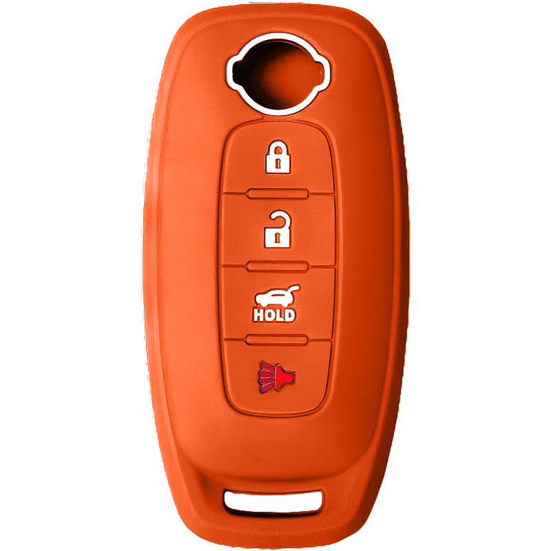 Silicone Key Fob Cover For Nissan 4 Buttons Smart Key Remote