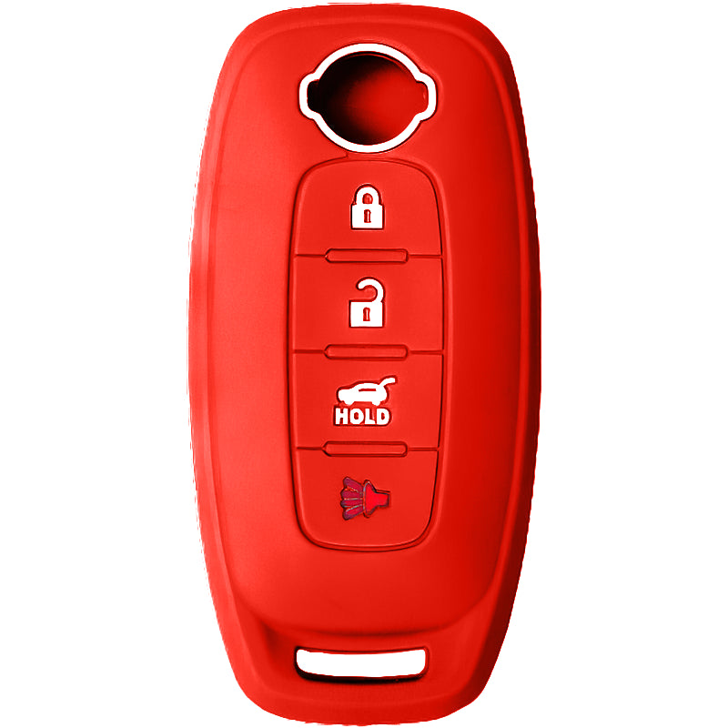 Silicone Key Fob Cover For Nissan 4 Buttons Smart Key Remote