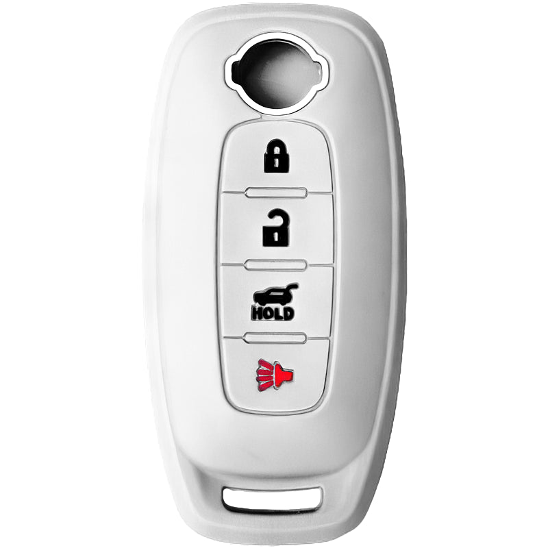 Silicone Key Fob Cover For Nissan 4 Buttons Smart Key Remote