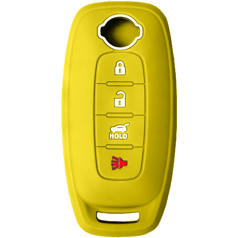 Silicone Key Fob Cover For Nissan 4 Buttons Smart Key Remote