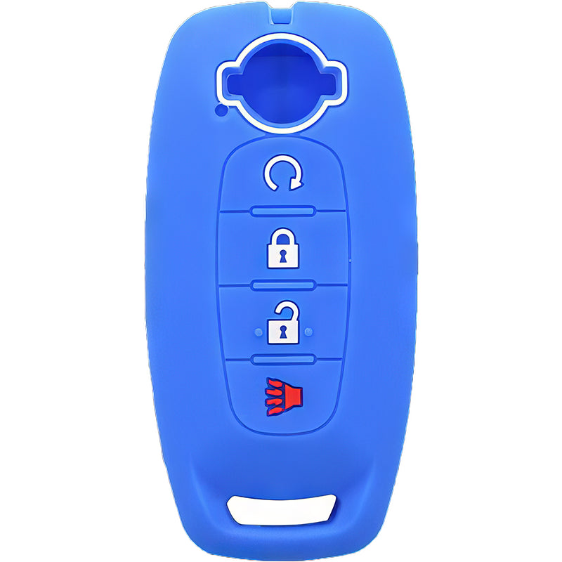 Silicone Key Fob Cover For Nissan 4 Buttons Smart Key Remote