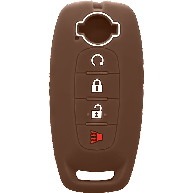 Silicone Key Fob Cover For Nissan 4 Buttons Smart Key Remote