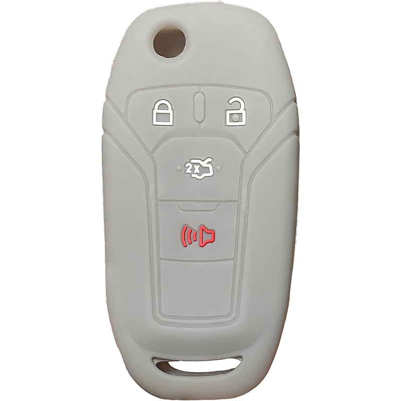 Silicone Key Fob Cover For Ford 4 Buttons Flipkey Remote