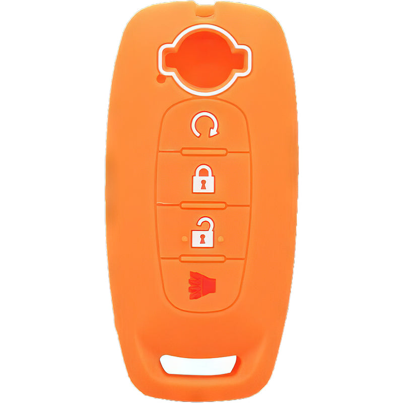 Silicone Key Fob Cover For Nissan 4 Buttons Smart Key Remote