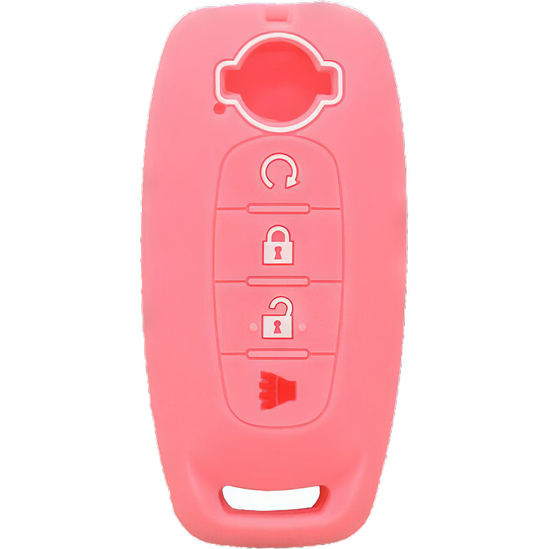 Silicone Key Fob Cover For Nissan 4 Buttons Smart Key Remote