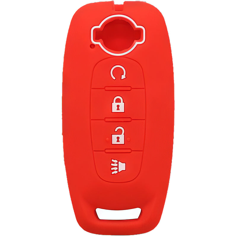 Silicone Key Fob Cover For Nissan 4 Buttons Smart Key Remote