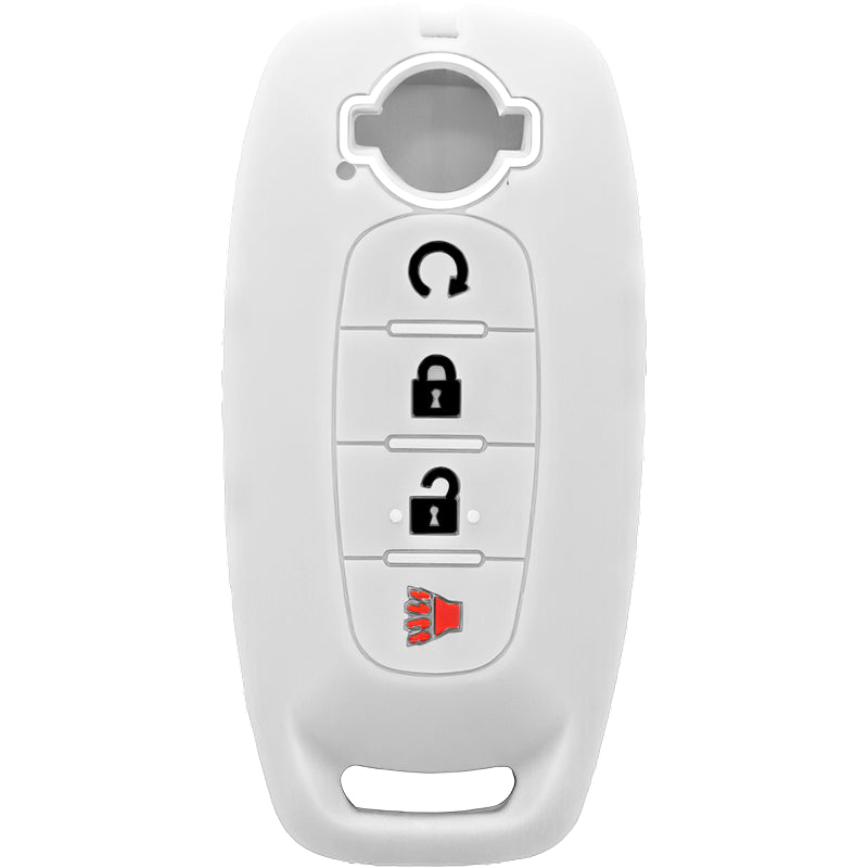 Silicone Key Fob Cover For Nissan 4 Buttons Smart Key Remote