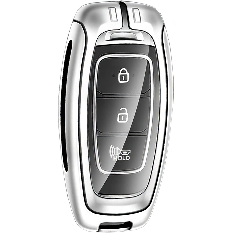 Zinc Alloy Leather TPU Car Key Case Cover for Hyundai FCC ID: TQ8-FOB-4F30, NYOSYEC4FOB1608