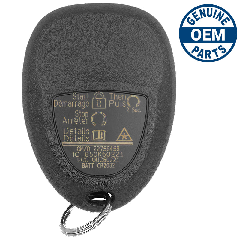2011 Chevrolet Express Remote FCC: OUC60221 PN: 20970808