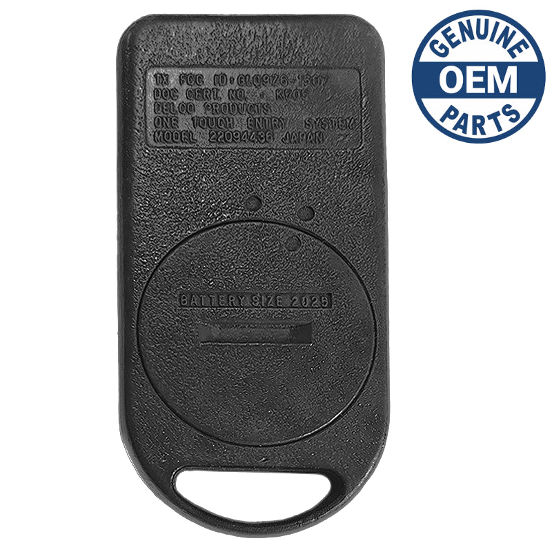 1989 Buick Reatta Discontinued Remote ABO0502T GLQ9Z6-1507 - Remotes And Keys