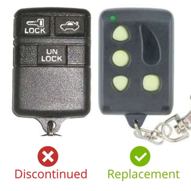 1994 Buick LeSabre Remote ABO0303T ABO0302T - Remotes And Keys