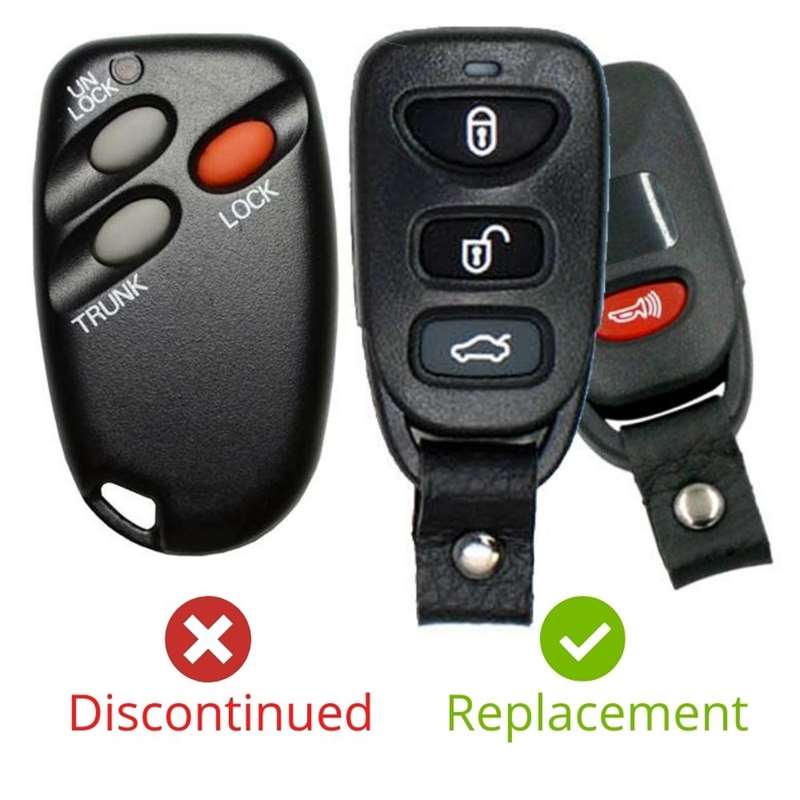 1995 Mitsubishi Eclipse Remote FCC ID: GQ43VT6T PN: MR123944, MR122506 - Remotes And Keys