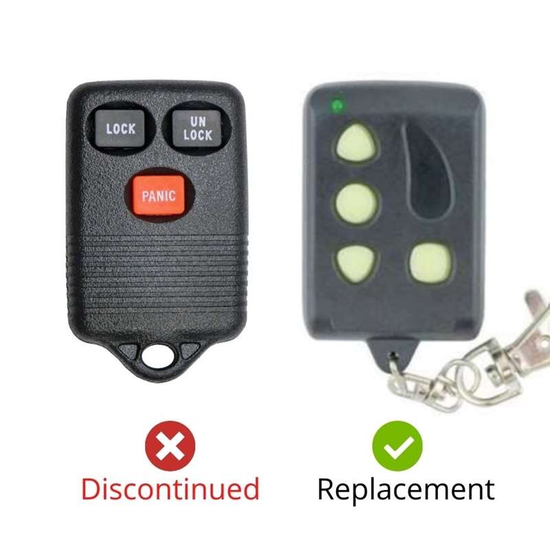 1996 Mazda B2300 Remote PN: F6UZ-15K601-AB - Remotes And Keys