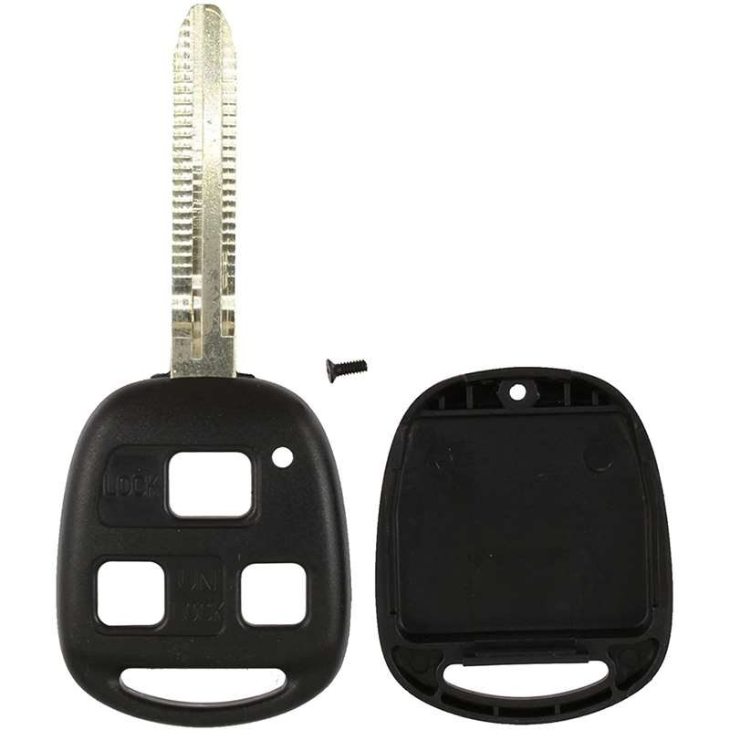 Keyless Remote Uncut Car Key Fob Replacement Case Shell Housing For HYQ1512V, HYQ12BBT