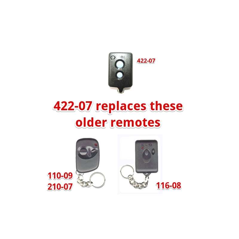 Omega 422-07 Remote,422-07 replaces 110-09 116-08 210-07