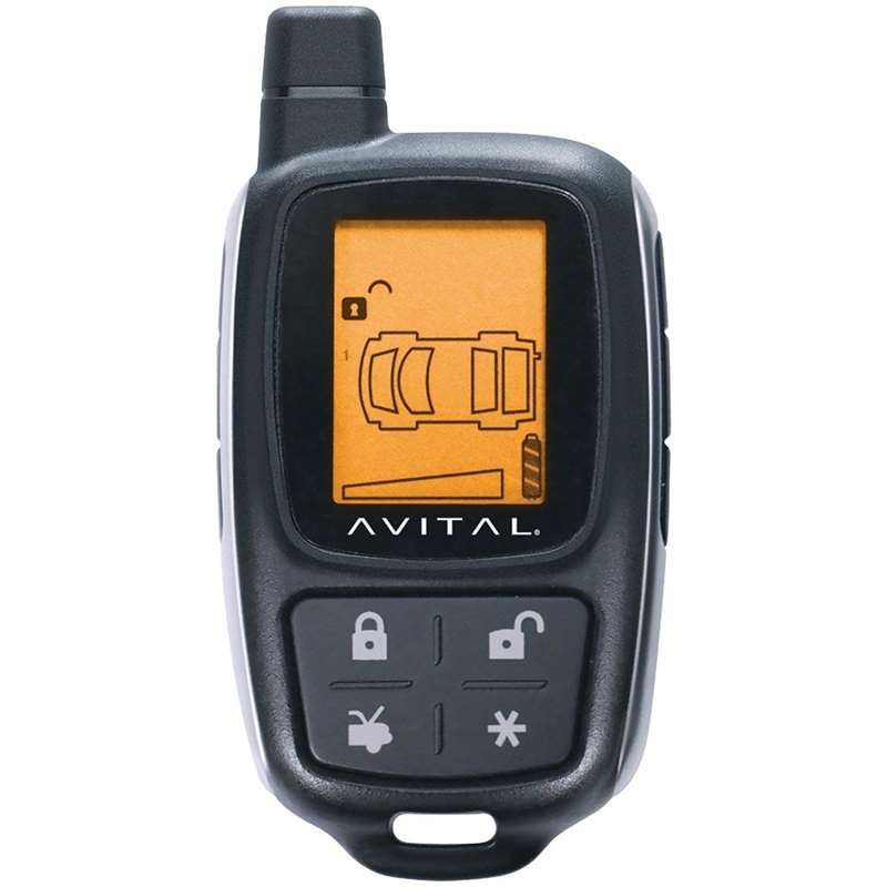 Avital 7345L 2-Way LCD Remote For Avital 5305L Alarm & Remote Start System